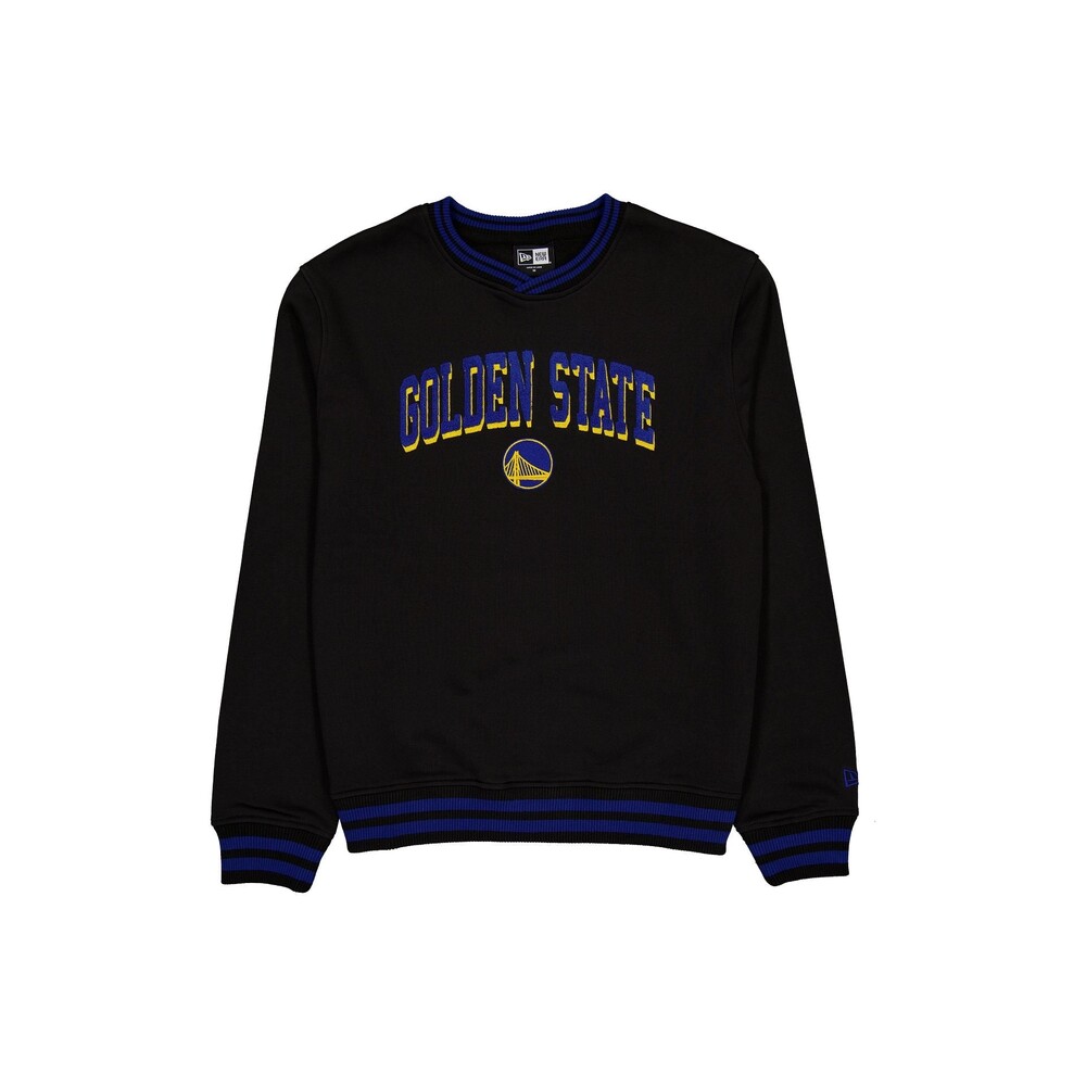 New Era Golden State Warriors Sport Night Black Crewneck - Size XL